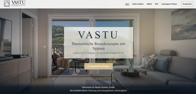 Vastu Seiderer Website